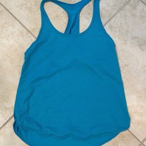 Lululemon turquoise racer back top